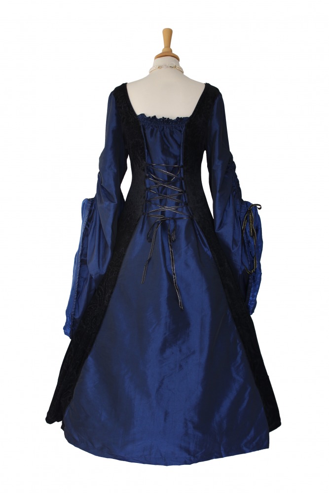 Ladies Medieval Renaissance Costume and Headdress Size 14 - 16 Petite Shorter Length Image